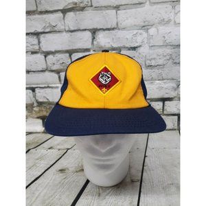 Boy Scout Wolf Twill Hat Cap BSA Youth Adjustable S/M. Made in USA
